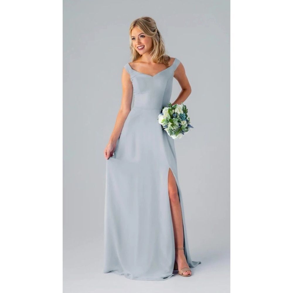 Kennedy Blue Haley Bridesmaid Dress Fog